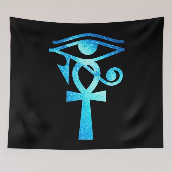 Item preview, Ankh Eye of Horus Ancient Egyptian Symbol Galaxy Crux Ansata designed and sold by MarlaMaloneShop.