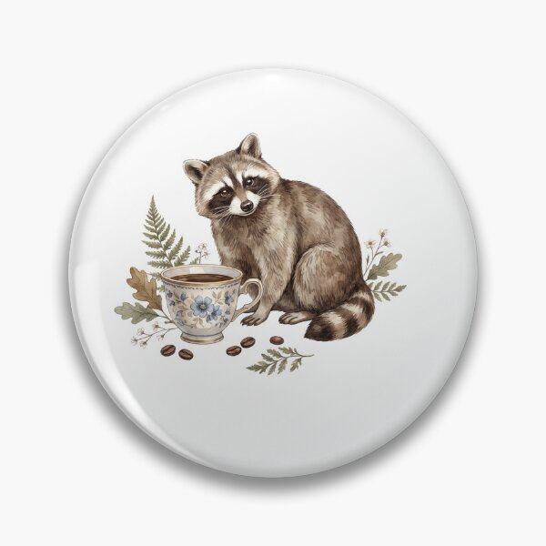 Item preview, Raccoon Morning Tea designed and sold by Roy & Tiffany.