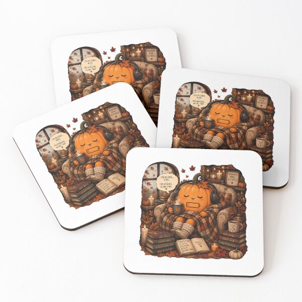 Item preview, Introvert Pumpkin Recharging Social Battery Cozy Autumn designed and sold by FestivityFinds.
