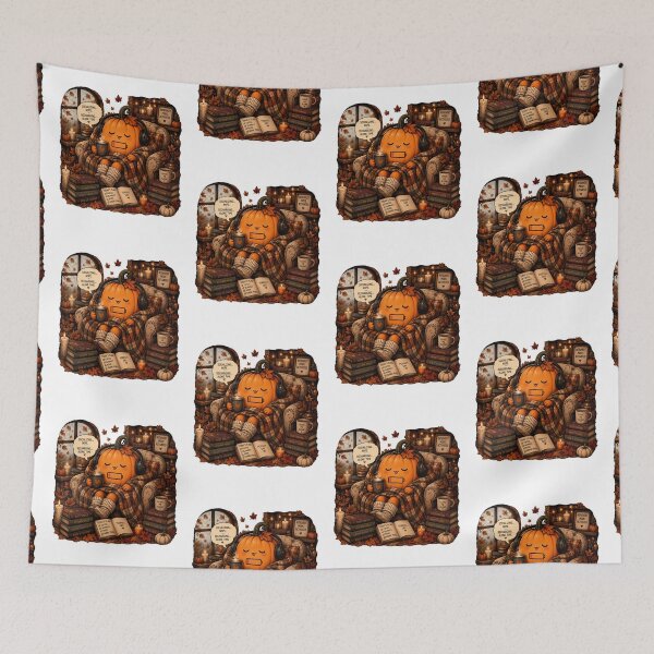 Item preview, Introvert Pumpkin Recharging Social Battery Cozy Autumn designed and sold by FestivityFinds.