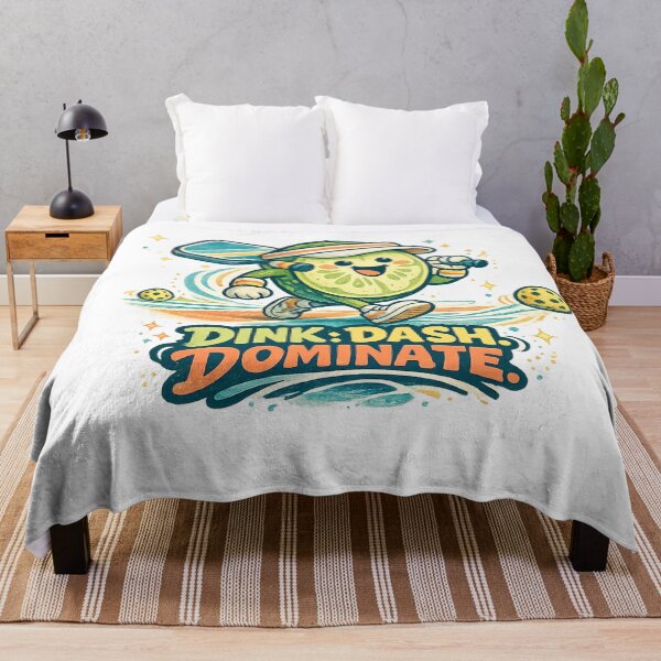 Item preview, Dink Dash Dominate Funny Pickleball Pickle Player Sports Art Design designed and sold by inkoutninja.