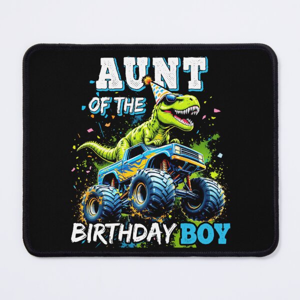 Item preview, Aunt of the Birthday Boy Monster Truck Dinosaur Party T Rex designed and sold by MarlaMaloneShop.