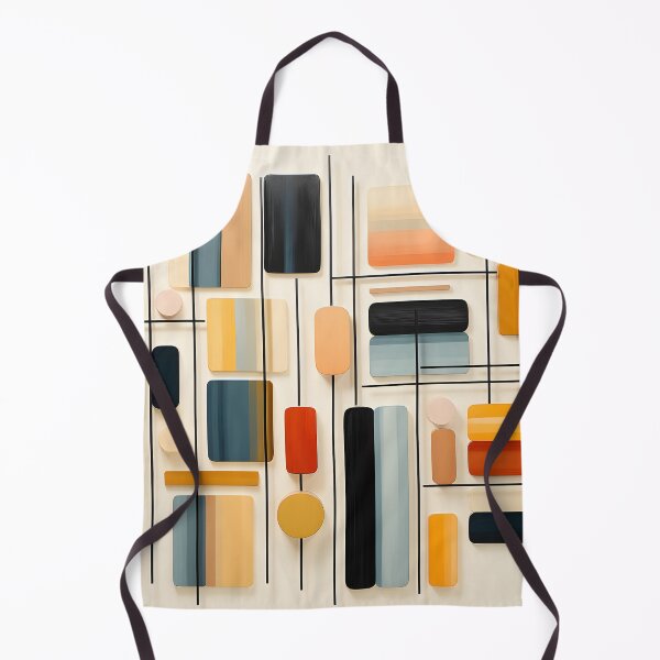 Item preview, Mid Century Modern Rounded Rectangle Geometric Abstract designed and sold by GutyzDesignsES.