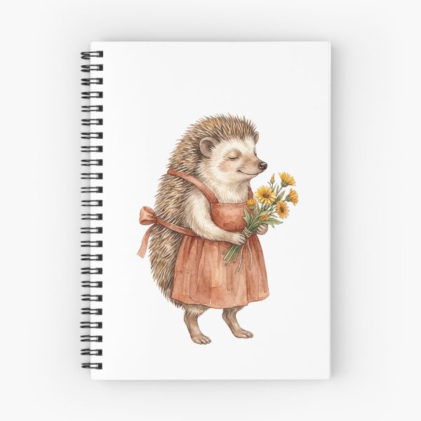 Item preview, Hedgehog Flower Apron designed and sold by Roy & Tiffany.