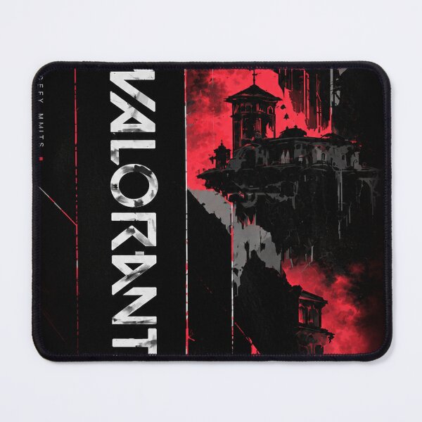 Item preview, VALORANT Dark Red Gothic City Gaming Poster designed and sold by NBT-NOVA.