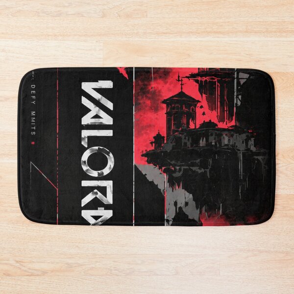 Item preview, VALORANT Dark Red Gothic City Gaming Poster designed and sold by NBT-NOVA.