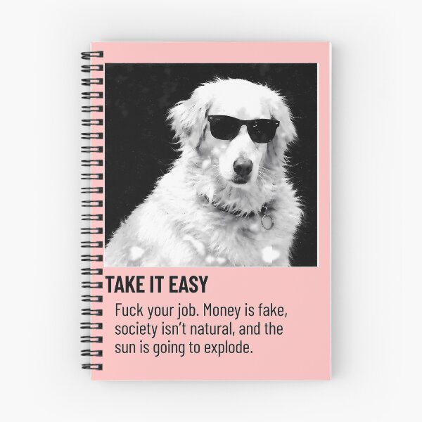 Item preview, Cool Dog Take It Easy designed and sold by Ribeiro-Art.
