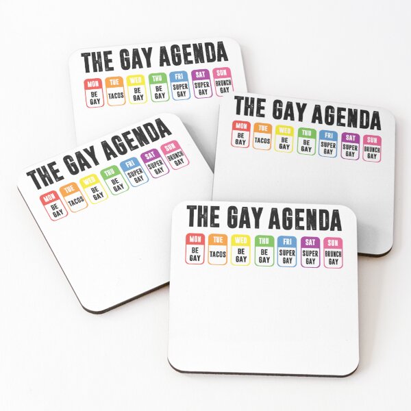Item preview, The Gay Agenda  designed and sold by bewleysweeper.