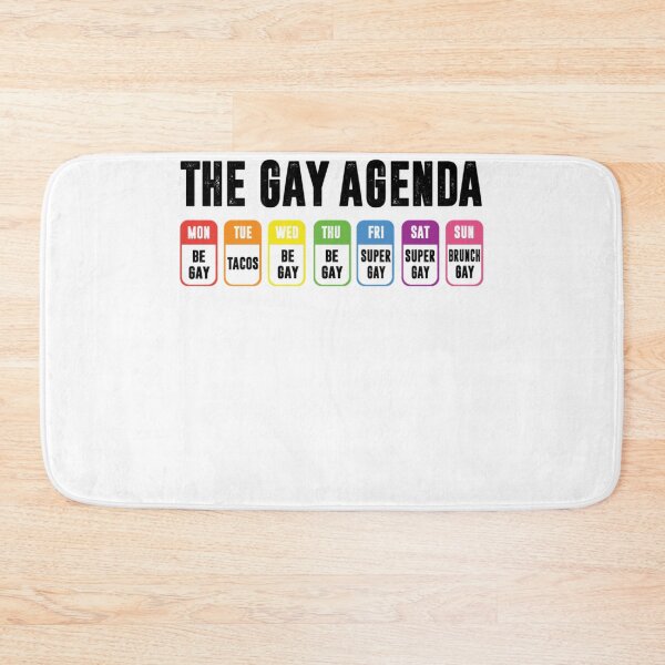 Item preview, The Gay Agenda  designed and sold by bewleysweeper.