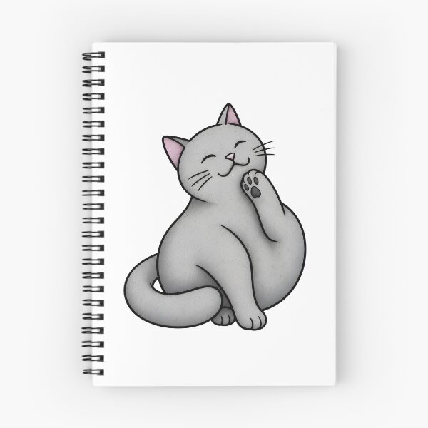 Item preview, Chubby Content Cat Art designed and sold by OlyvieArt.