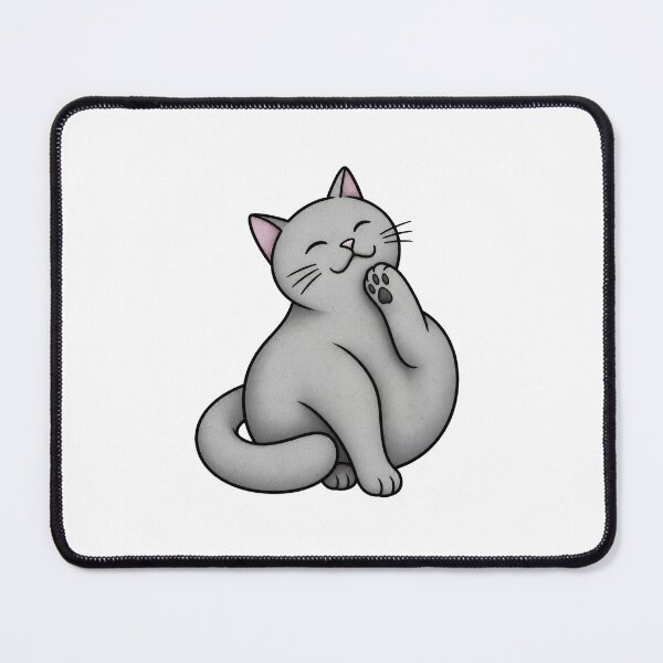 Item preview, Chubby Content Cat Art designed and sold by OlyvieArt.