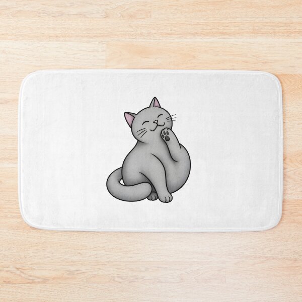 Item preview, Chubby Content Cat Art designed and sold by OlyvieArt.