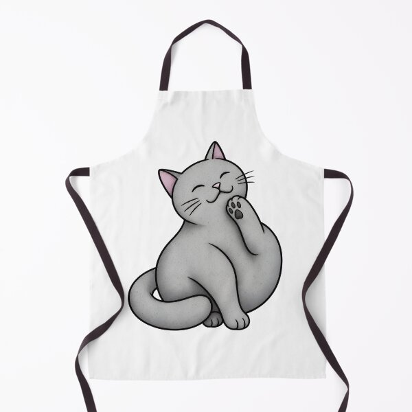 Item preview, Chubby Content Cat Art designed and sold by OlyvieArt.