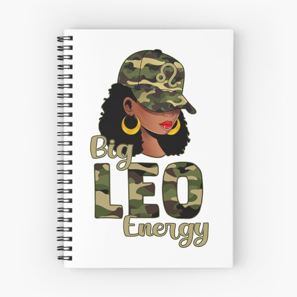 Item preview, Big Leo Energy Black Woman Camo Cap Hat Zodiac Sign designed and sold by MarlaMaloneShop.
