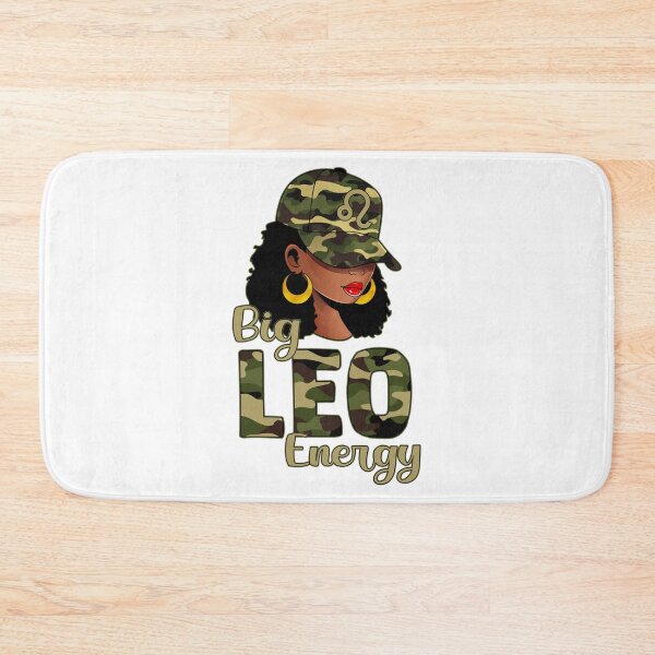 Item preview, Big Leo Energy Black Woman Camo Cap Hat Zodiac Sign designed and sold by MarlaMaloneShop.