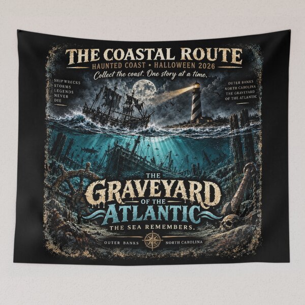 Item preview, Graveyard of the Atlantic — Haunted Coast designed and sold by The Coastal Route.