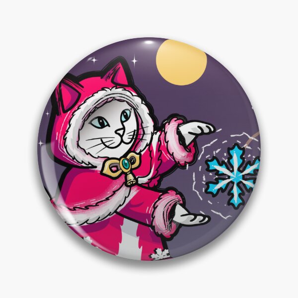 Item preview, Snow Enchanter Cat designed and sold by catnbloom.