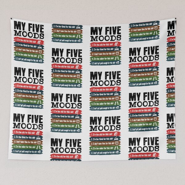 Item preview, My Five Moods designed and sold by JackJone.