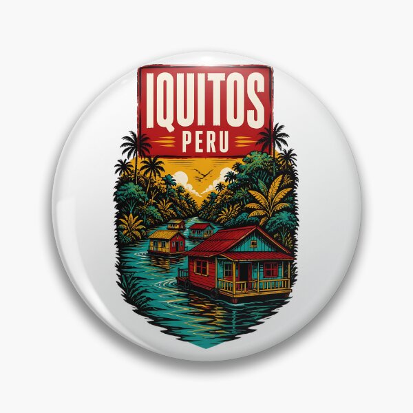 Item preview, Iquitos Peru Vintage Travel Tourism designed and sold by TravelersGems.