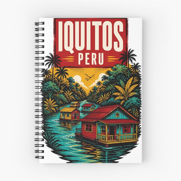 Item preview, Iquitos Peru Vintage Travel Tourism designed and sold by TravelersGems.