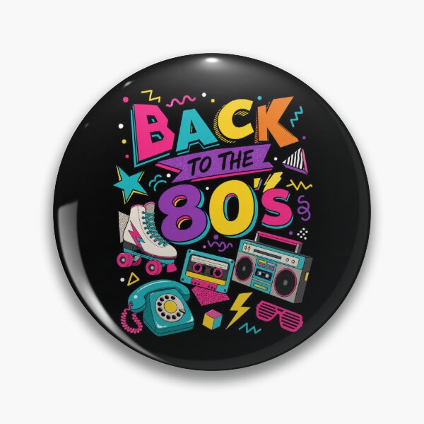 Item preview, Back to the 80s Retro Nostalgic Illustration designed and sold by MarlaMaloneShop.
