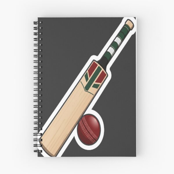 Item preview, Cricket Bat and Ball grey designed and sold by StickersRyous.