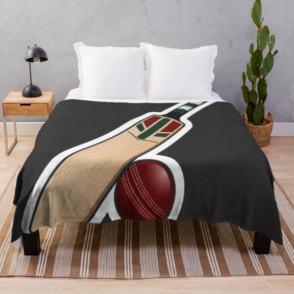 Item preview, Cricket Bat and Ball grey designed and sold by StickersRyous.