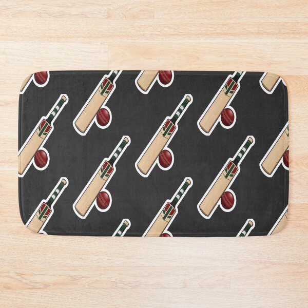 Item preview, Cricket Bat and Ball grey designed and sold by StickersRyous.