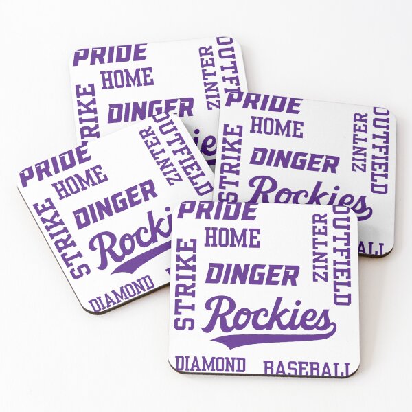 Item preview, Purple Mountain Baseball Glove Typography Art designed and sold by EDUARREYNOL.