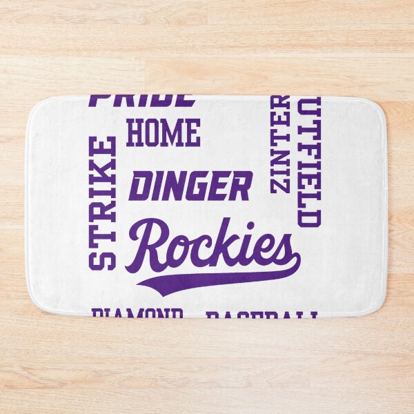 Item preview, Purple Mountain Baseball Glove Typography Art designed and sold by EDUARREYNOL.