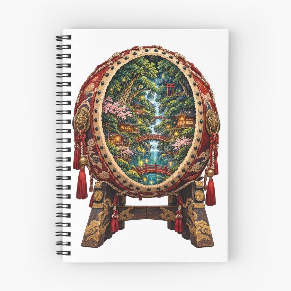Item preview, The Magic Drum | Japanese Ukiyo-e Fantasy designed and sold by Substance_life.