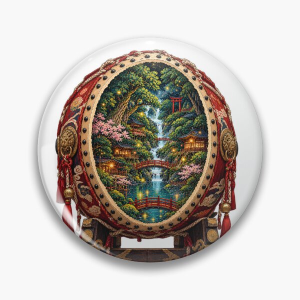 Item preview, The Magic Drum | Japanese Ukiyo-e Fantasy designed and sold by Substance_life.