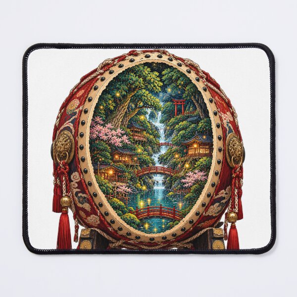Item preview, The Magic Drum | Japanese Ukiyo-e Fantasy designed and sold by Substance_life.