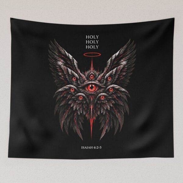 Item preview, Be Not Afraid Seraphim Christian Angel Isaiah 62-3 Humor designed and sold by MarlaMaloneShop.