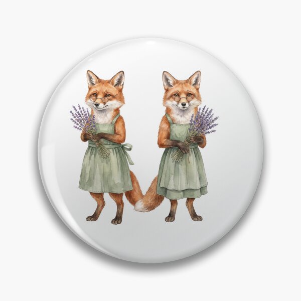 Item preview, Fox Lavender Sisters designed and sold by Roy & Tiffany.