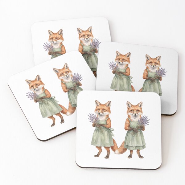 Item preview, Fox Lavender Sisters designed and sold by Tiffany Roy.