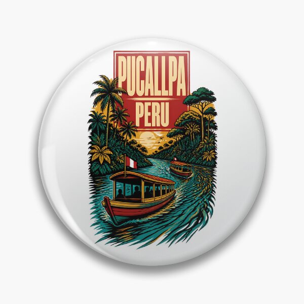 Item preview, Pucallpa Peru Vintage Travel Tourism designed and sold by TravelersGems.