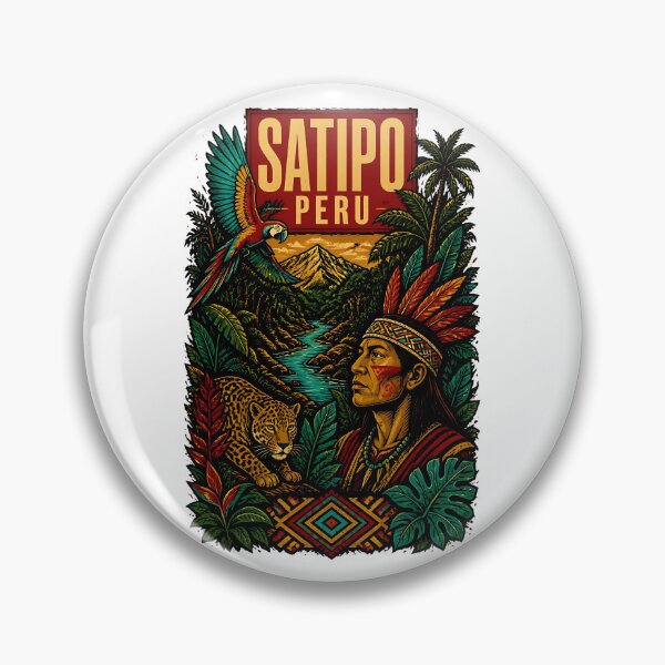 Item preview, Satipo Peru Vintage Travel Tourism designed and sold by TravelersGems.
