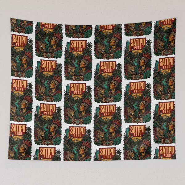Item preview, Satipo Peru Vintage Travel Tourism designed and sold by TravelersGems.