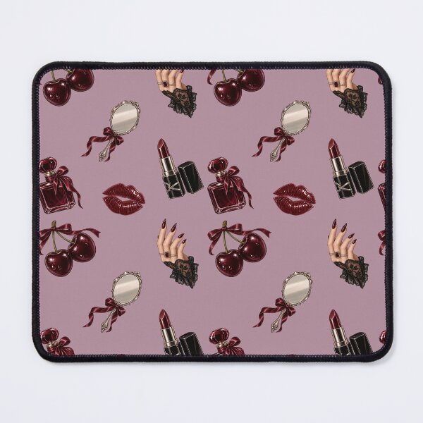 Item preview, Vamp Romantic Pattern – Oxblood Vampire Beauty designed and sold by SnugbugStudios.