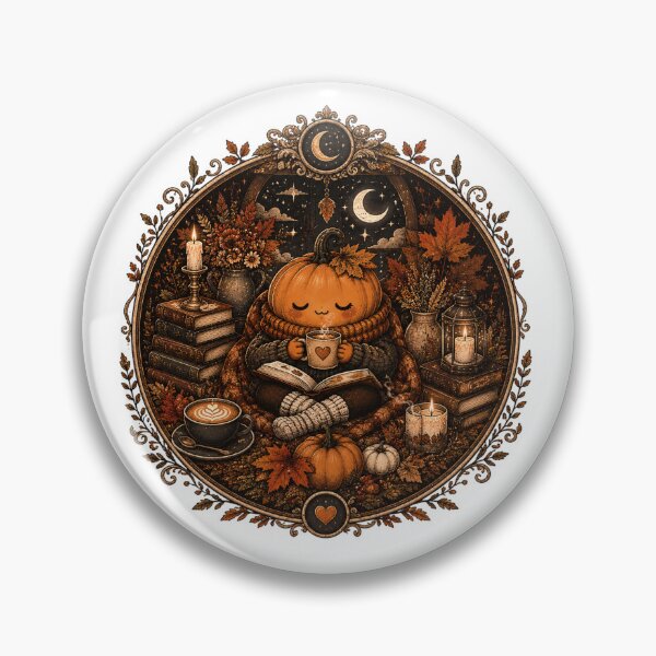 Item preview, Dark Academia Pumpkin Reading Coffee Mug  Cozy Autumn Witchy Fall Aesthetic Mug for Book Lovers designed and sold by FestivityFinds.