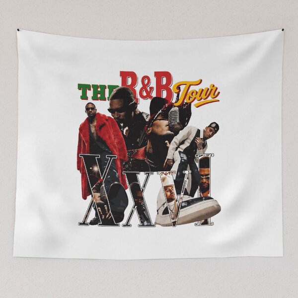 Item preview, Retro R&B Music Tour Fan  designed and sold by Centano94.