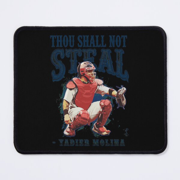 Item preview, Thou Shall Not Steal Yadier Molina Catcher designed and sold by EDUARREYNOL.