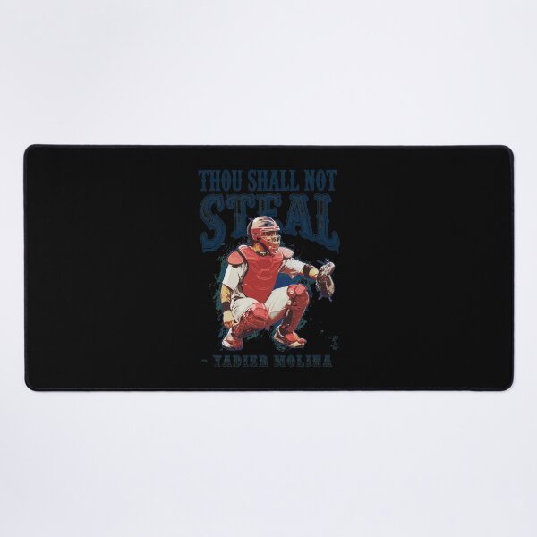 Item preview, Thou Shall Not Steal Yadier Molina Catcher designed and sold by EDUARREYNOL.