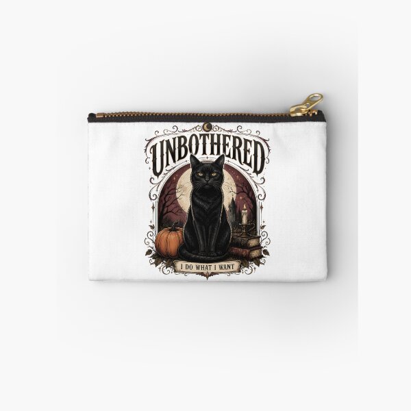 Item preview, Unbothered — Black Cat Halloween designed and sold by KristenosNehk.