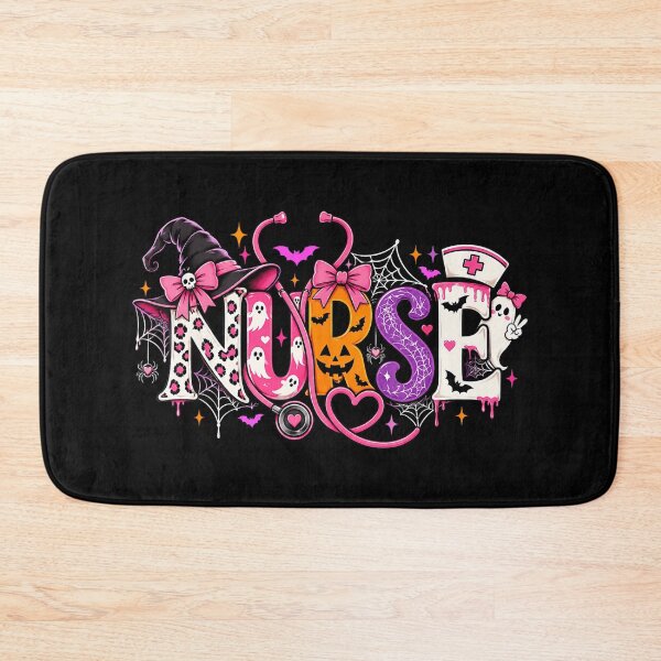 Item preview, Pink Halloween Nurse Stethoscope Spooky Medical Design designed and sold by VioletNance.