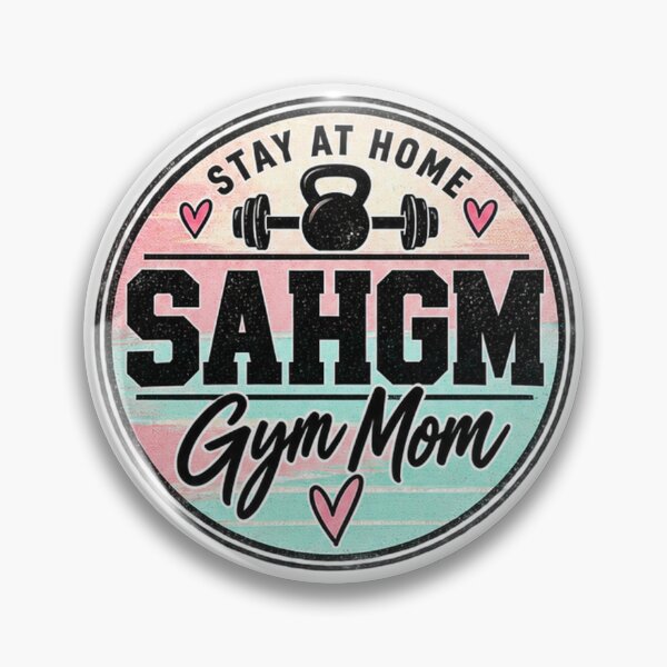 Item preview, Stay at Home Gym Mom - Round designed and sold by Numerous-Niches.