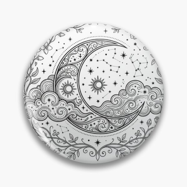 Item preview, Trust The Timing Celestial Moon Inspirational Boho Design designed and sold by meghnad.