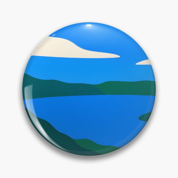 Item preview, Tropical Blue Lake and Mountain Landscape designed and sold by GutyzDesignsES.