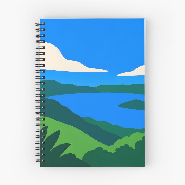 Item preview, Tropical Blue Lake and Mountain Landscape designed and sold by GutyzDesignsES.